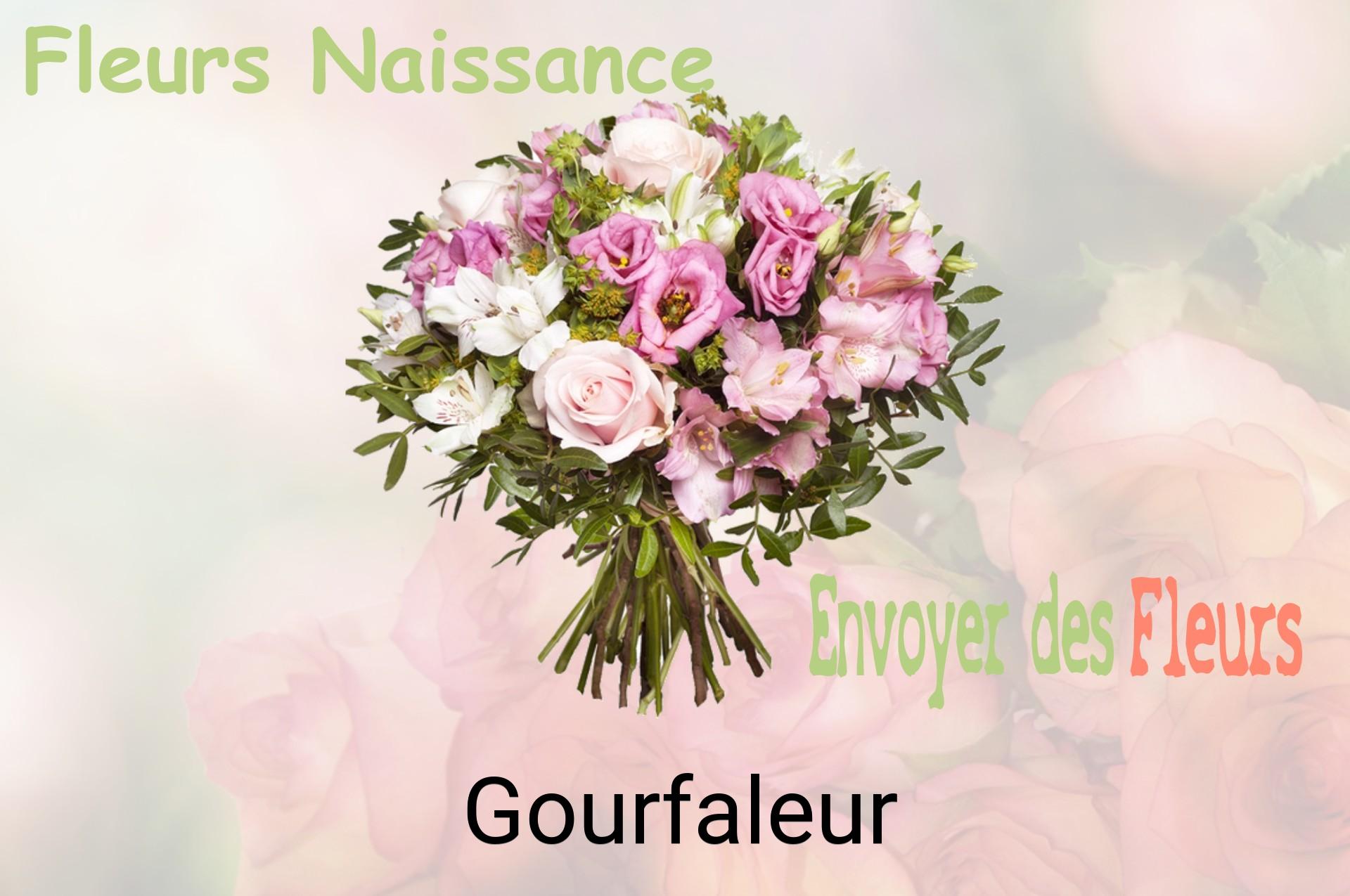 Bouquet de fleurs de naissance livré à Gourfaleur